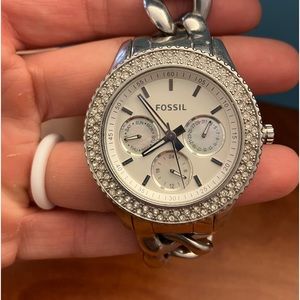 women’s Stainless steel fossil watch